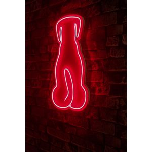 Wallity Ukrasna plastična LED rasvjeta, Doggy - Red