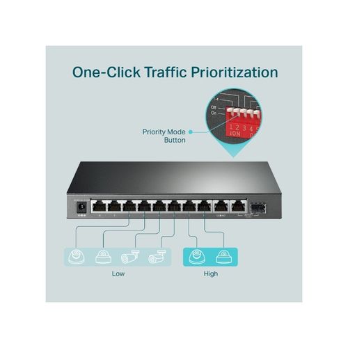 TP-LINK TL-SG1210MP 10-portni Gigabit PoE+ Switch slika 4