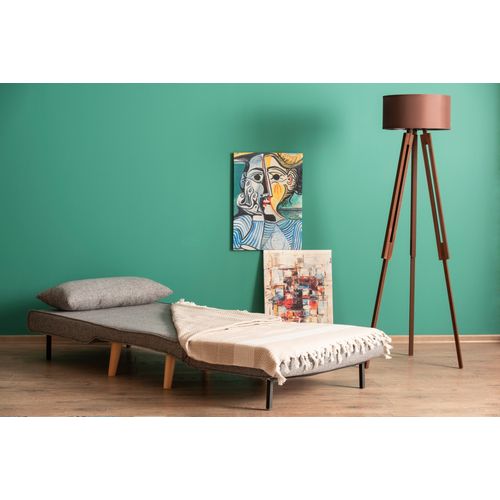 Atelier Del Sofa Fotelja na razvlačenje, Svijetlo siva, Folde Single - Light Grey slika 5