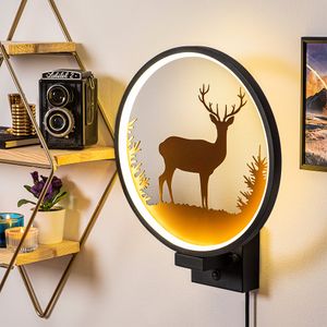 Zidna Lampa XMAS23 - Crna i Bakrena