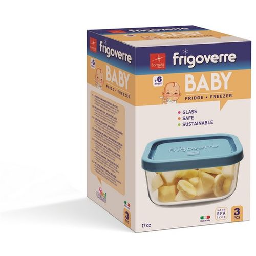 Bormioli  Staklena posuda Frigoverre system baby 3/1 17cl 10x7 cm 3350180G slika 1