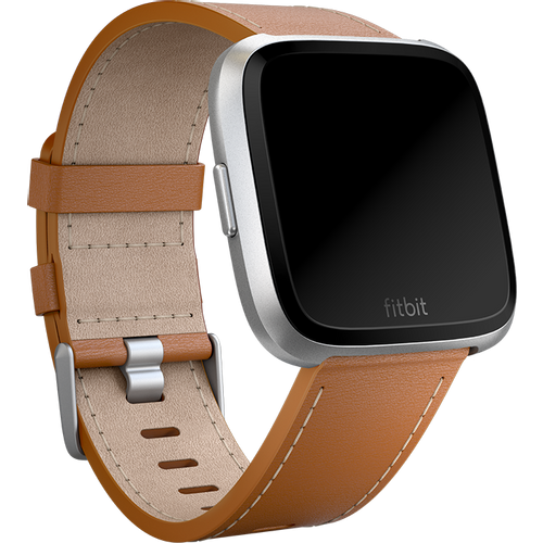 Fitbit FB166LBDBL narukvica Versa, koža, boja konjaka, L slika 4