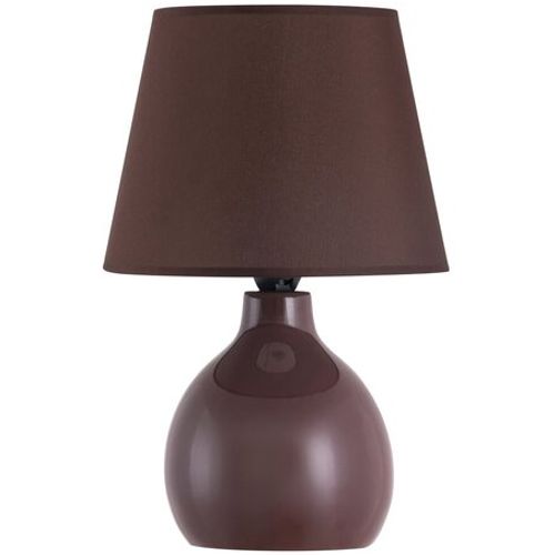 Rabalux Ingrid keramička stona lampa E14 1x40W,braon slika 1