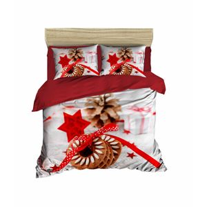 416 Red
White
Brown Double Quilt Cover Set