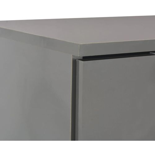 Komoda visoki sjaj siva 107 x 35 x 76 cm slika 34