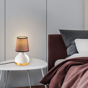 Set Stona Lampa Yıldo - 8024 - bijela i svijetlosmeđa (2 komada)