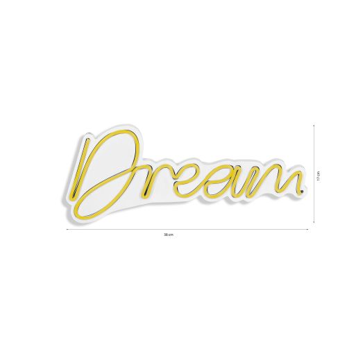 Wallity Ukrasna plastična LED rasvjeta, Dream - Yellow slika 8