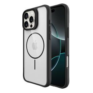 MM TPU IPHONE 16 PRO - DROP-PROOF COMBAT X BLACK MAGSAFE SLIM