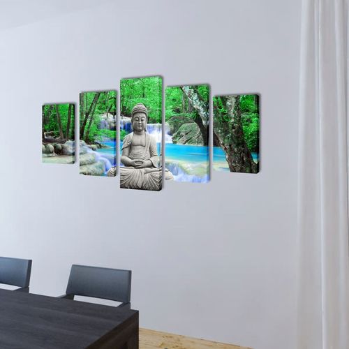 Zidne Slike na Platnu s Printom Buddha 200 x 100 cm slika 13