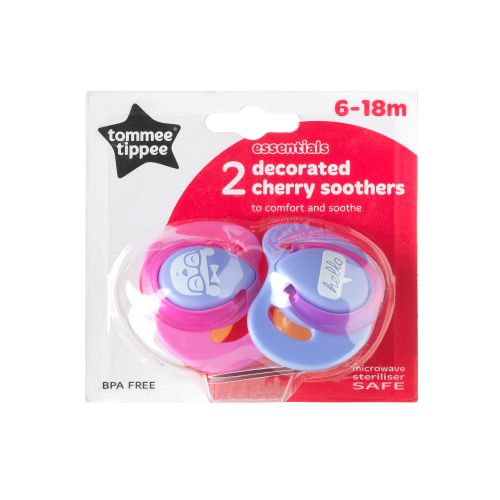 Tommee Tippee varalica Decorated Cherry, Roze/Lila, 6-18M slika 2