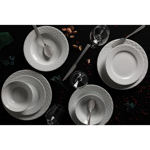 Hermia Concept Porculanski set pribora za jelo AVA, 24 dijelni, ALF24Y400 slika 6