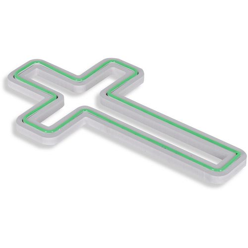 Wallity Ukrasna plastična LED rasvjeta, Cross Sign - Green slika 12