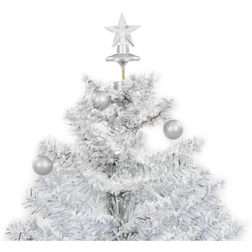 Božićno drvce koje sniježi sa stalkom bijelo 75 cm slika 8