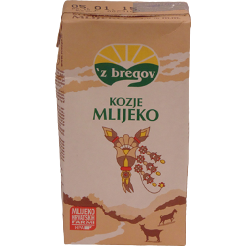 Z'bregov kozje mlijeko 3.2% 0.5L slika 1