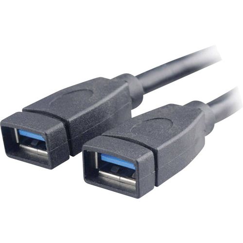 Akasa USB kabel USB 3.2 gen. 1 (USB 3.0) 19 polni konektor za stupove, USB-A utičnica 0.15 m crna pozlaćeni kontakti, UL certificiran AK-CBUB09-15BK slika 3