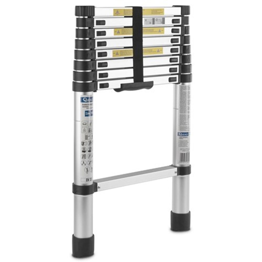 Teleskopske aluminijske ljestve 2,6 m, 150 kg slika 1