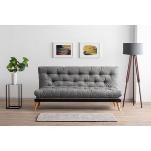 Saki - Light Grey Light Grey 3-Seat Sofa-Bed