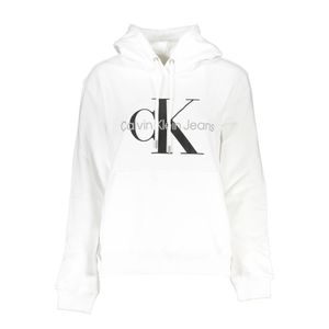 CALVIN KLEIN WOMEN'S ZIPLESS SWEATSHIRT WHITE