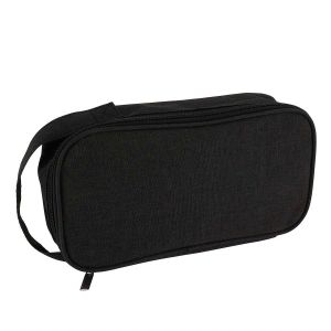 Tendance putna torbica zaorganizaciju kablova heather poliester, crna