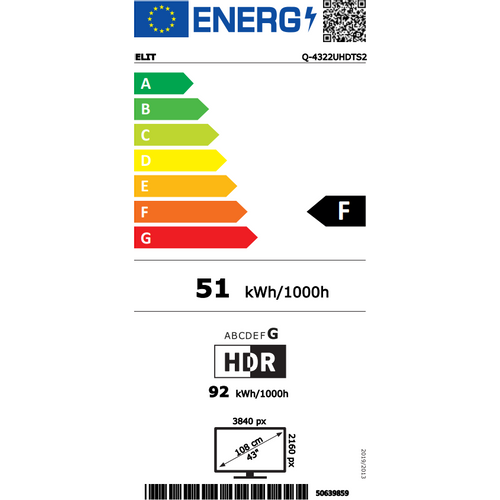 ELIT QLED 43"" Q-4322UHDTS2 SMART + POKLON: ELIT CAFE APARAT slika 3