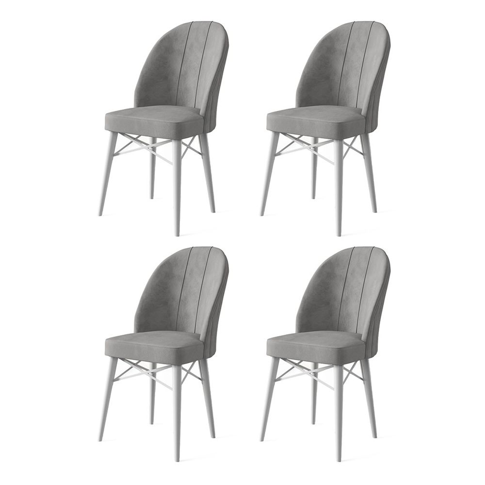 Ritim - Sivi Set Stolica (4 Komada) slika 1