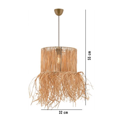 Ness Natural Chandelier slika 3