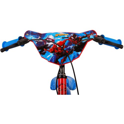 Dječji bicikl 16″ Spider-Man dvije ručne kočnice crveni slika 11