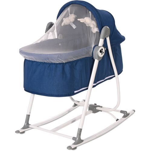 LORELLI CRADLE ALICANTE Kolijevka i Njihalica za Bebe 2u1 Blue (0-6mj/do 9kg) slika 2