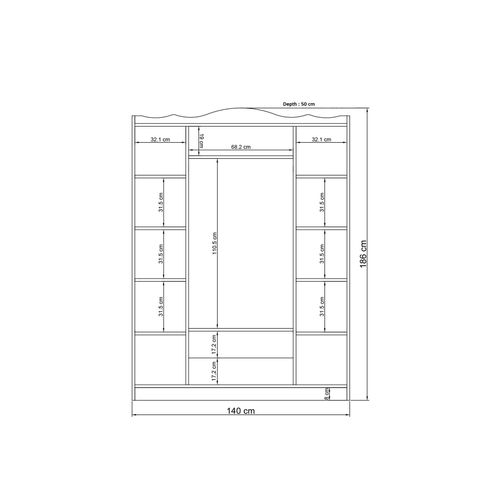 Ormar Lavinia 004 - Beli slika 6