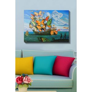Dekorativna Kanvas Slika - 205 Multicolor (70 x 100 cm)