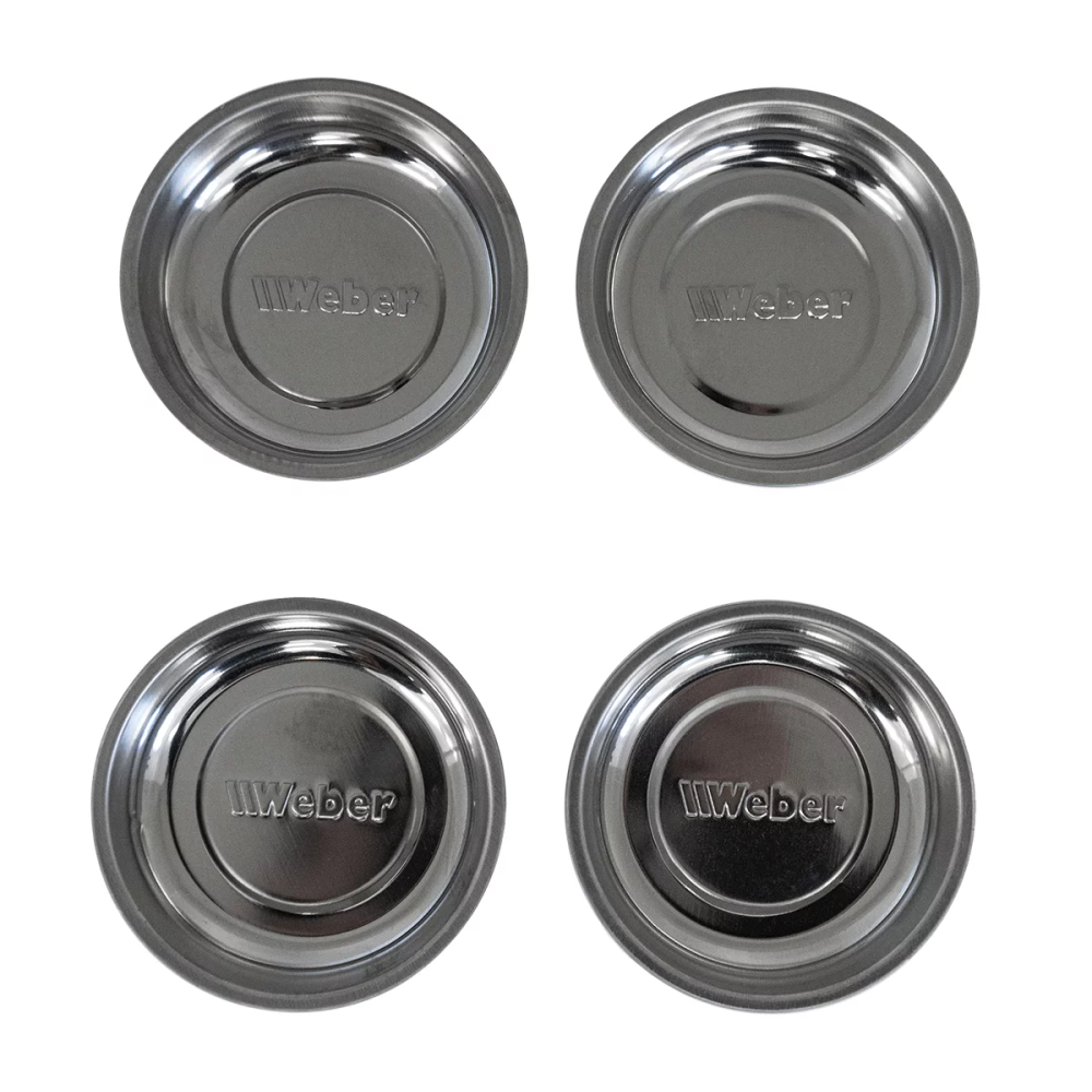 WEBER metalne magnetne posude sa gumenom zaštitom, fi 75 mm, 4 kom slika 2