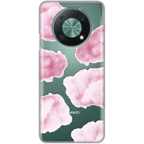 Torbica Silikonska Print Skin za Huawei Nova Y90 Pink Clouds slika 1