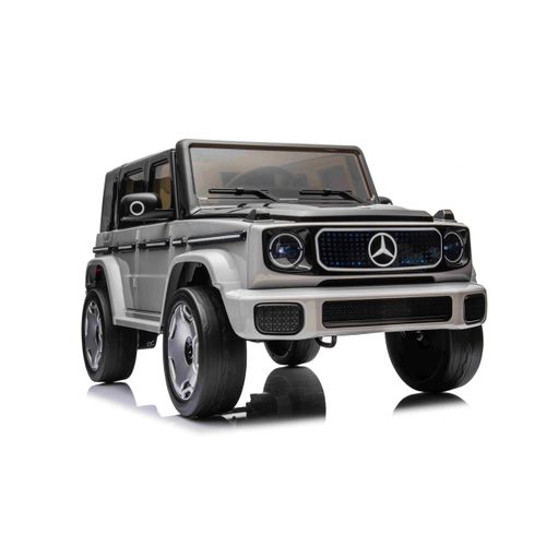 Licencirani auto na akumulator Mercedes Benz EQG 4x4 - srebrni slika 9