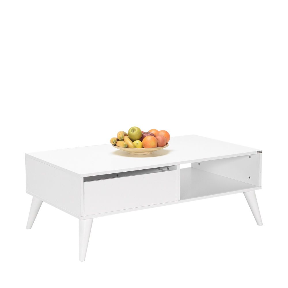 Bijeli Dijamantski Stolić za Kafu SHP-655-DD-1 slika 4