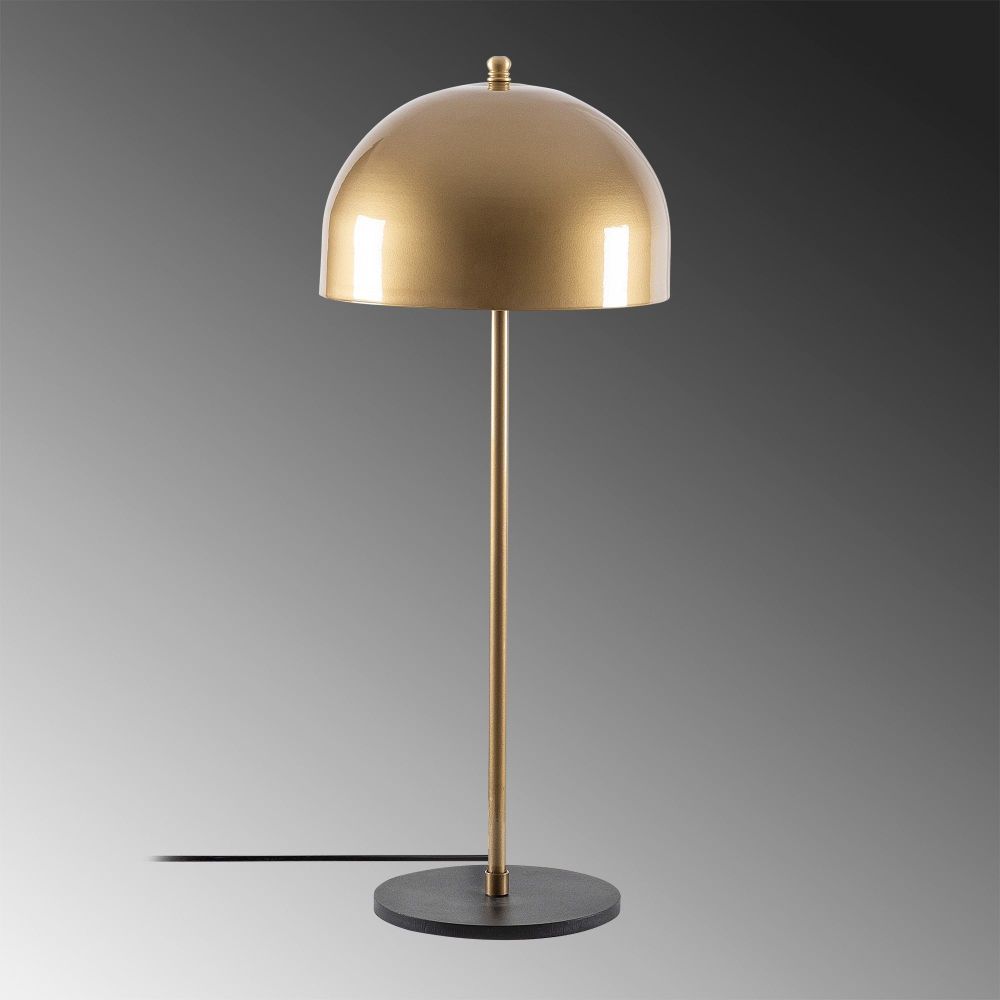 Can - NT - 134 Zlatna i Crna Stolna Lampa slika 4