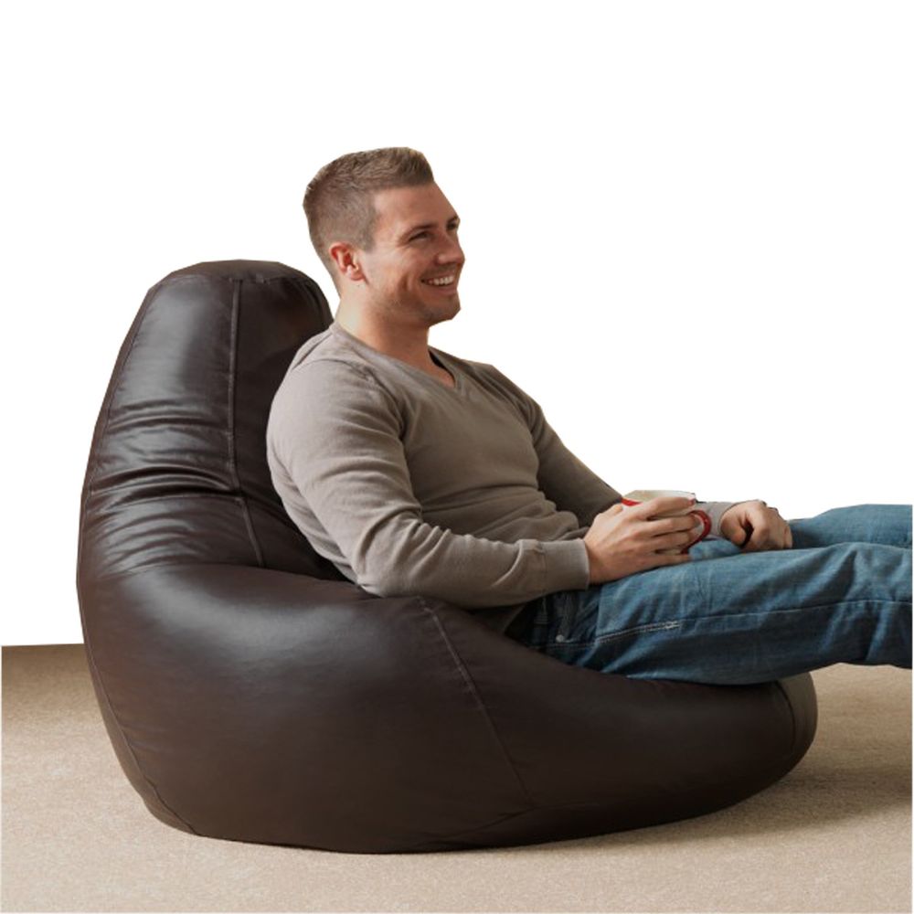 Udobna smeđa fotelja Armut - Bean bag - izložbeni artikl (oštećenja ambalaža) slika 2