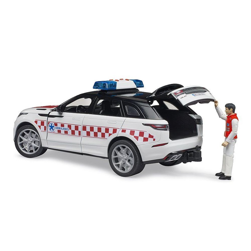 Bruder 2885 Auto hitne pomoći Range Rover Velar sa vozačem slika 5