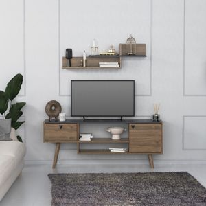 Nida Plus Anthracite
Walnut TV Unit