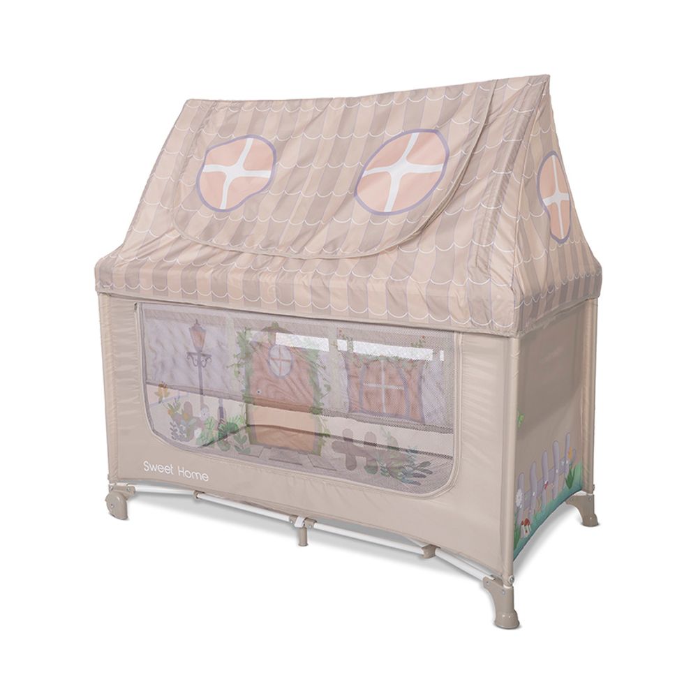 Lorelli Vikend krevetac sa krovom Sweet Home, Beige - 2 Nivoa slika 1