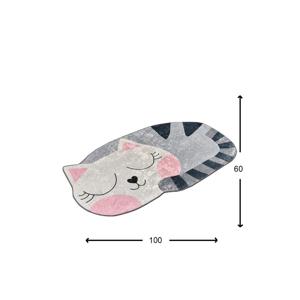 TANKI Tepih Big Cat Multicolor (60 x 100 cm) slika 4