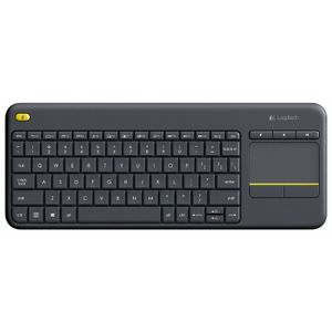 Logitech K400+ bežična tipkovnica+touchpad, crna