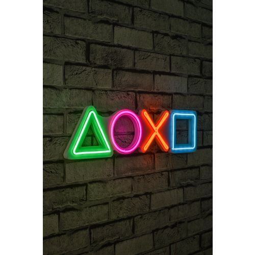 Wallity Zidna dekoracija NEON, Play Station - Multicolor slika 13