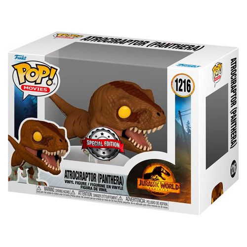 Ekskluzivna POP figura Jurassic World 3 Atrociraptor Panthera slika 1