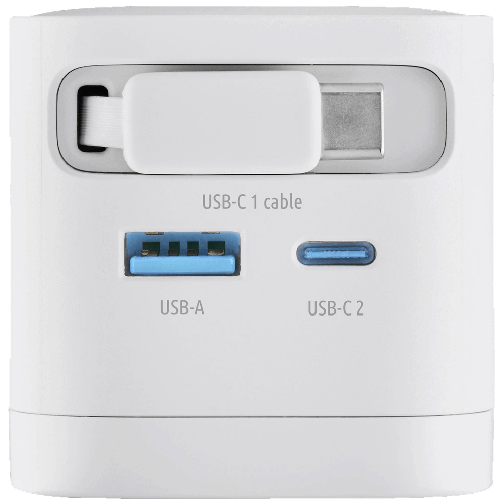 (Intenso) Punjač kučni sa type C kabelom / Power Adapter W65ACIC GaN, 1xUSB-A, 1xUCB-C, 65W slika 5