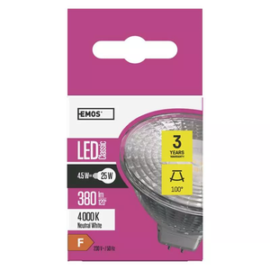 Emos LED sijalica Classic MR16 4.5W GU5.3 NW ZQ8434