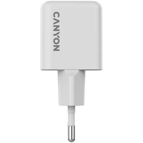 CANYON charger CU20AC GaN 20W 1xPD 1xQC EU White slika 5