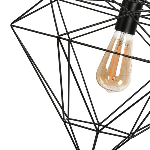 TOOLIGHT VISEĆA SVJETILJKA DIAMOND METAL LOFT BLACK APP563-1CP slika 2