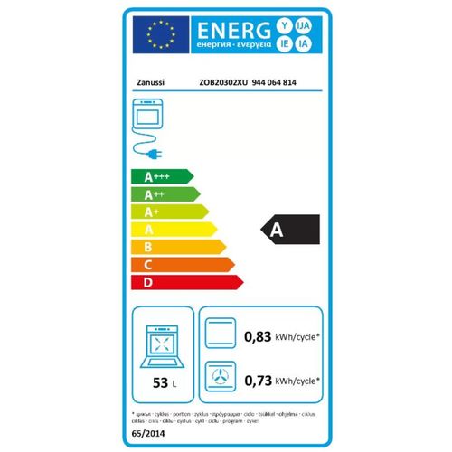 Zanussi ugradbena pećnica ZOB20302XU  slika 6