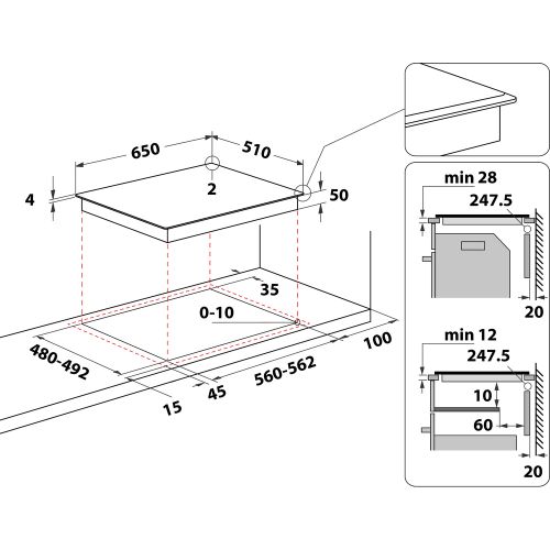 Whirlpool WF S4665 CPBF Ugradna indukciona ploča slika 11