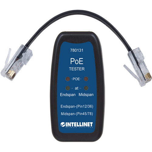 Intellinet Poe tester poe+/poe/midspan 802.3af/802.3at intellinet (780131) slika 1